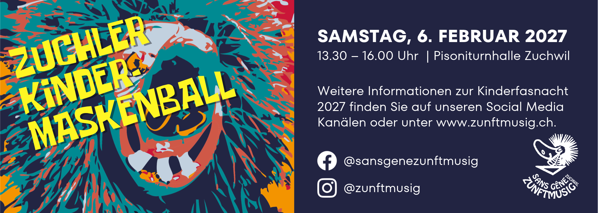 Inserat ZuchlerKurier Kindermaskenball 2027